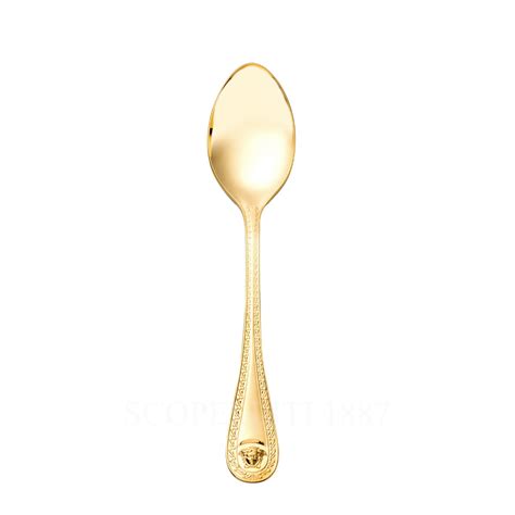 versace spoon 14k|Versace cutlery sets.